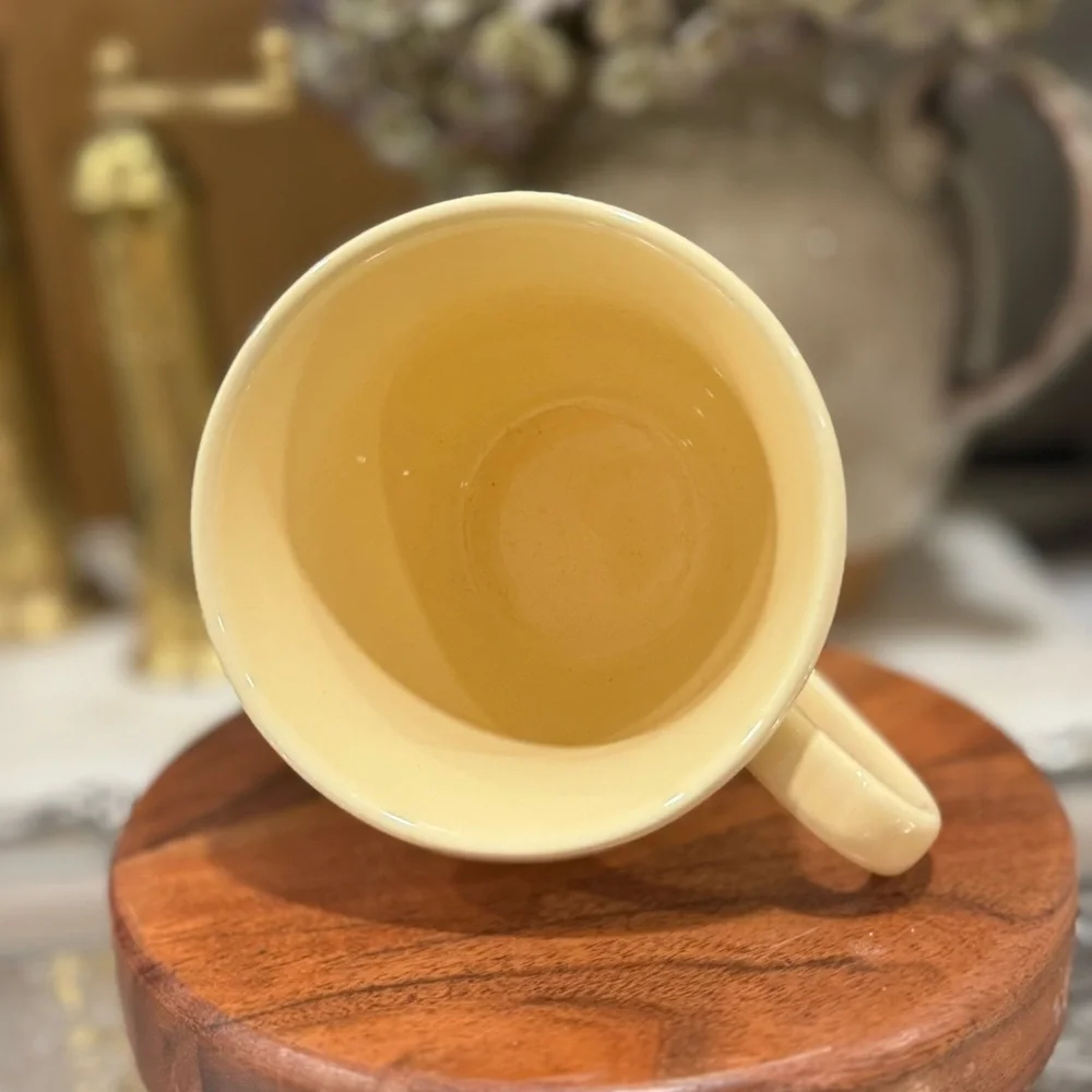 Emma Yellow by POTTERY BARN CHINA Coffee Tea Mug